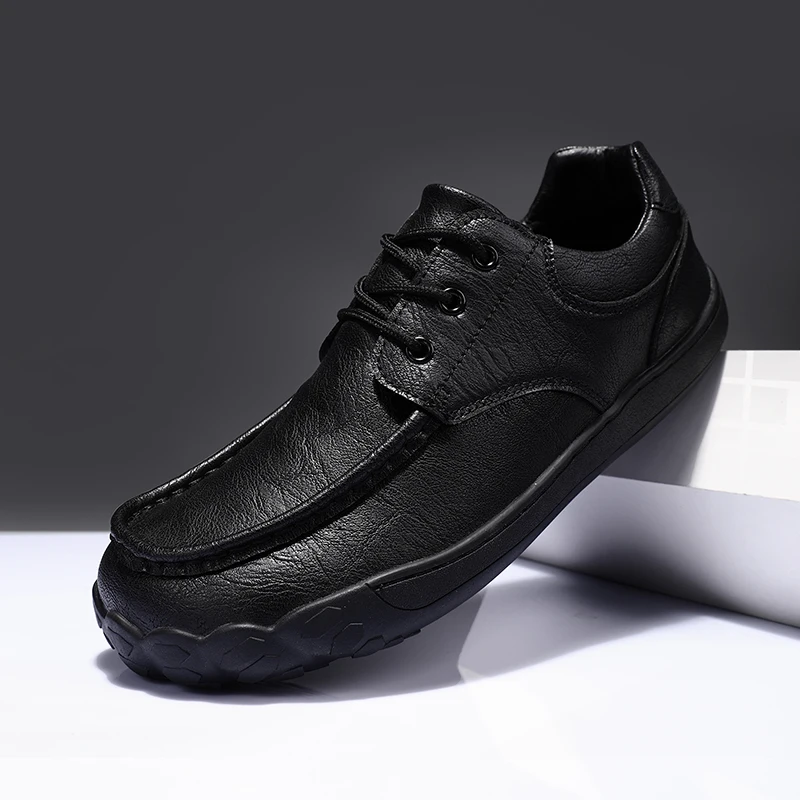 

Мужская минималистичная дышащая обувь для прогулок босиком, широкая спортивная обувь, подходящая для тренажерного зала, вождения, офисной работы, лоферы на плоской подошве, размер 46