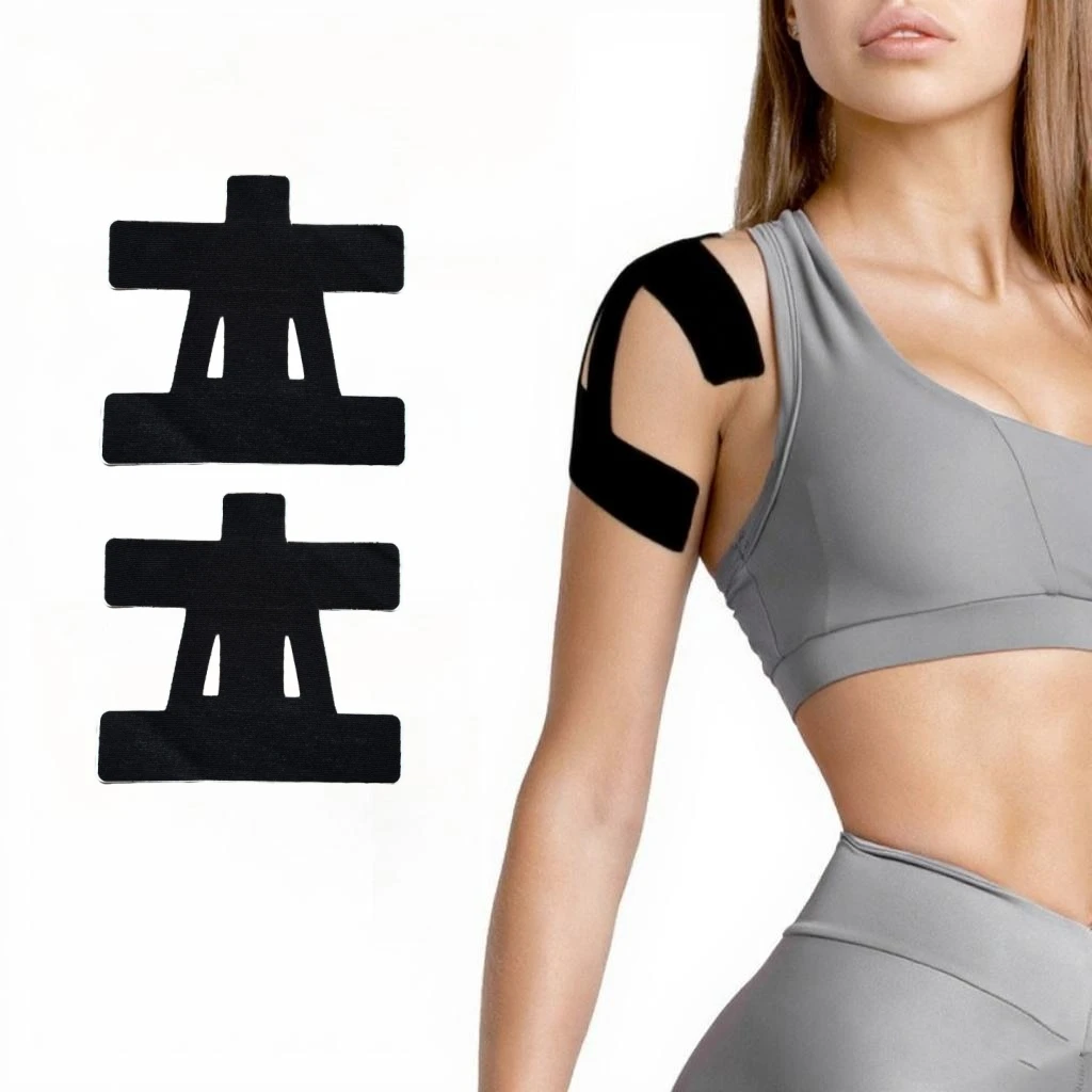 

Shoulder muscle sticker pre-slitting exercise cut-free shoulder muscle sticker fixed support anti-friction sports bandage