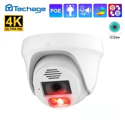 MISECU HD 8MP 4K POE Dome IP Camera Indoor 5MP Human Detect Auto Tracking Color Night Vision Home Surveillance Protection Camera