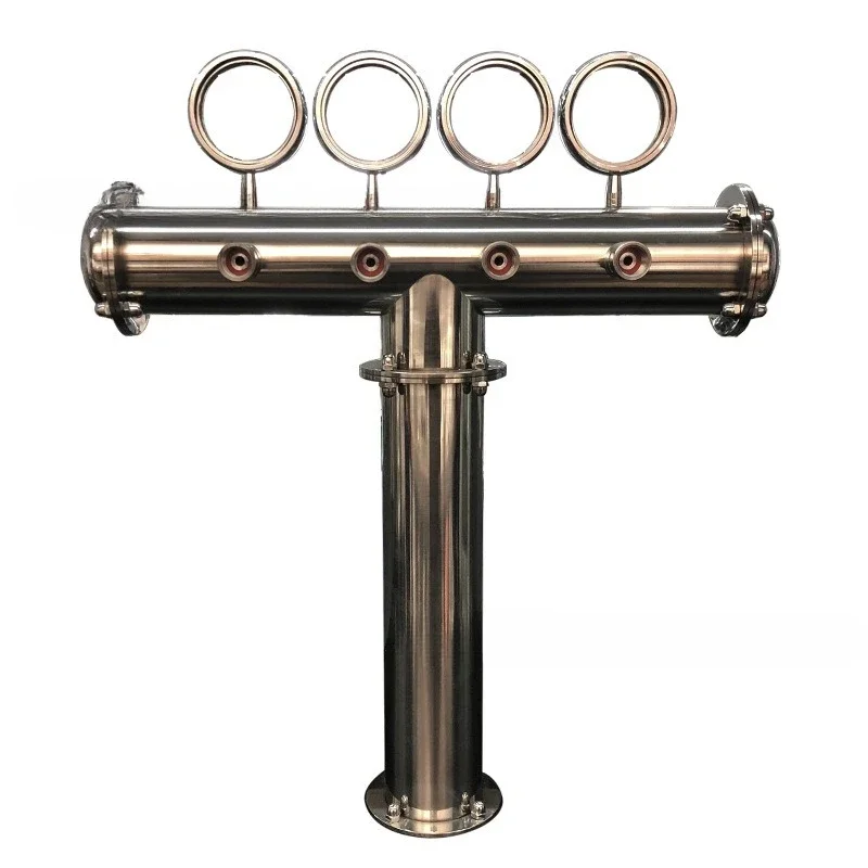 T-shaped wine column 3 , 4 heads, Y-shaped 6 , door type 8 heads, craft beer shop draft beer machine, wine column