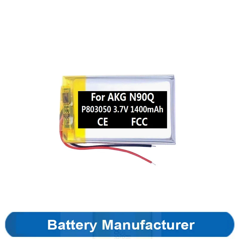 

1400mAh P803050 Battery For AKG N90Q Gaming Headphone Headset