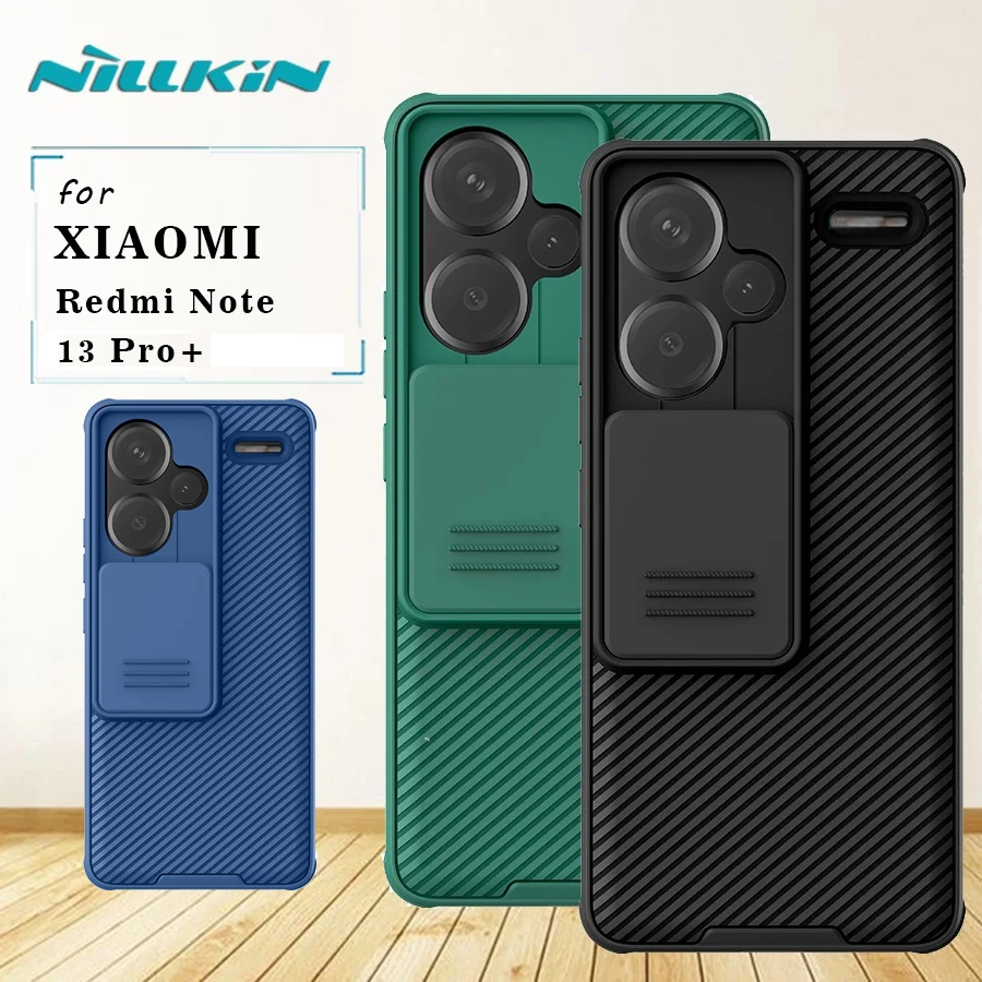 for Xiaomi Redmi Note 13 Pro Plus 5G Case Nillkin Camshield Pro Lens Camera Protector Shockproof Back Cover