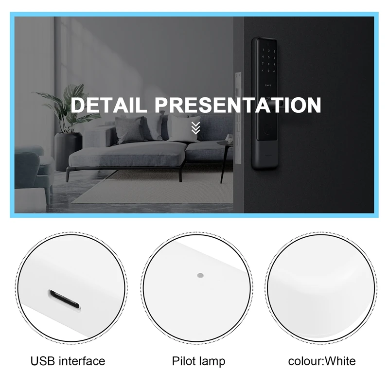 Bluetooth Wifi Gateway Fingerprint Password Smart Electronic Door Lock Home Bridge Ttlock App Control Gateway Hub-A22U