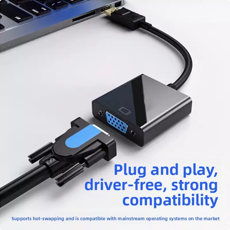 DisplayPort Display Port DP to VGA Adapter Cable For Projector DTV TV HDVD Laptop DP Male to VGA Female Converter Adapter Cable