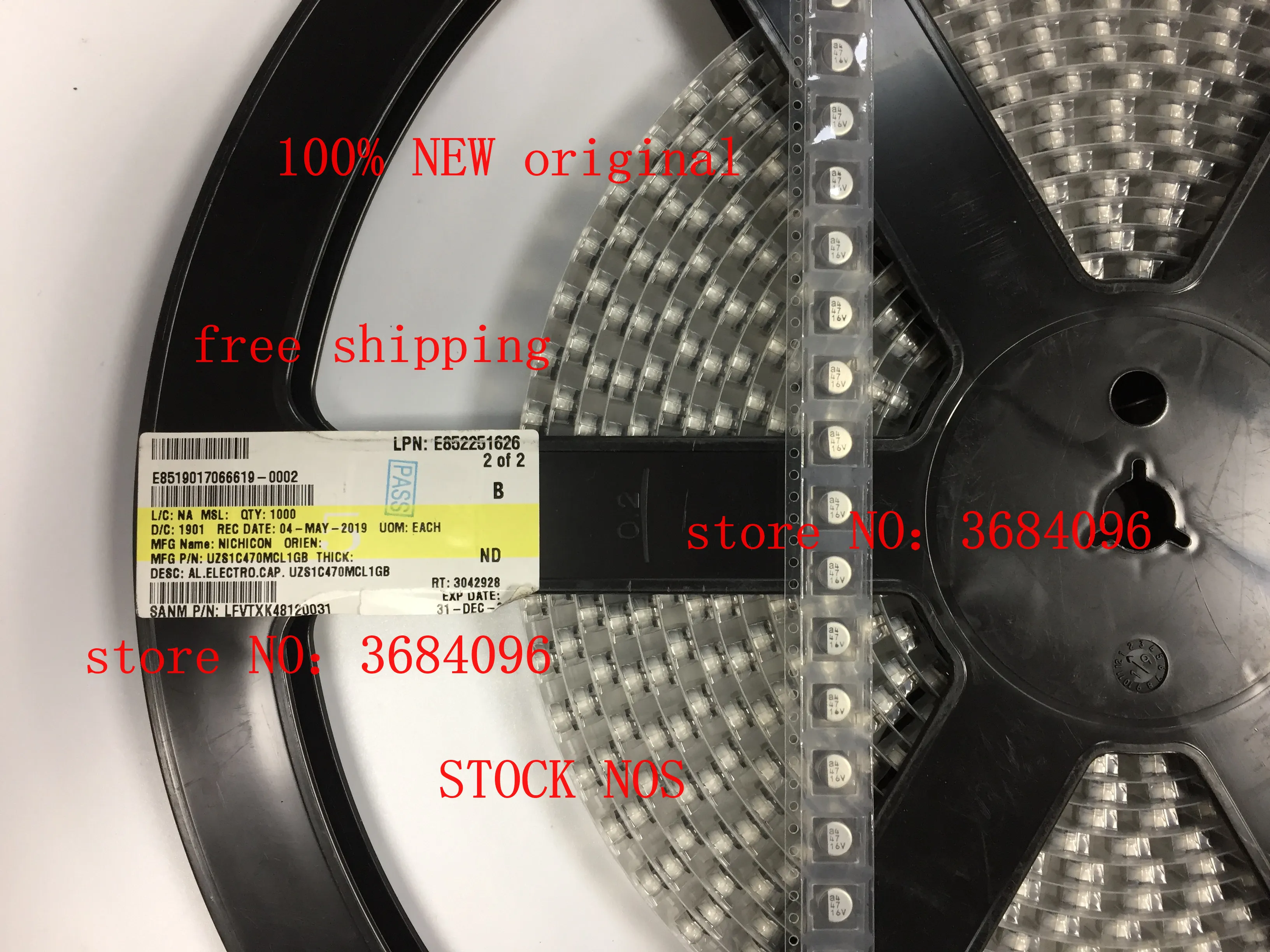 

UWR1E100MCL1GB SMD 100% НОВЫЙ АКЦИЯ 100 ШТ./-2000 ШТ./ЛОТ