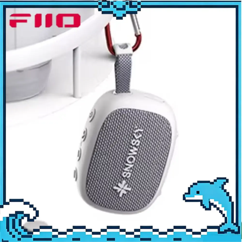 Fiio Snowy Sky Anywhere Bluetooth5.4 Mini Radio Tws Ipx6 Waterproof 1400mah Long Endurance Portable Speakers Sports Outdoor