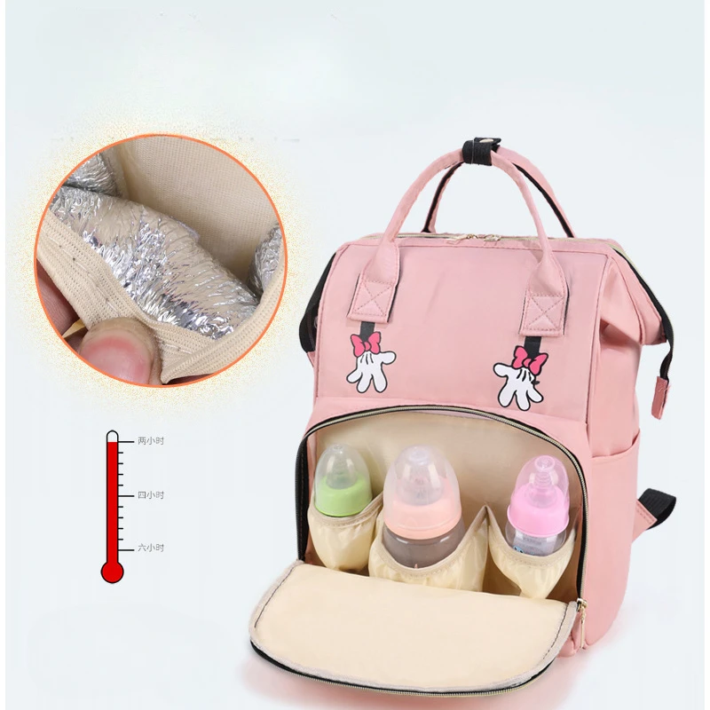 Large Capacity Mommy Bag New Portable Outdoor Travel Multi-compartment Mother Baby Multi-functional Double Shoulder Storage Bag