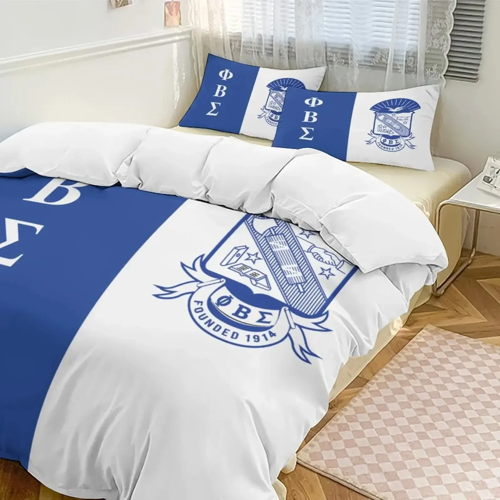 

Phi Beta Sigma Fraternity 3D NEW Duvet Cover Pillowcase Bedding Set Adult Girl Bedroom Decoration Children Single Double Large