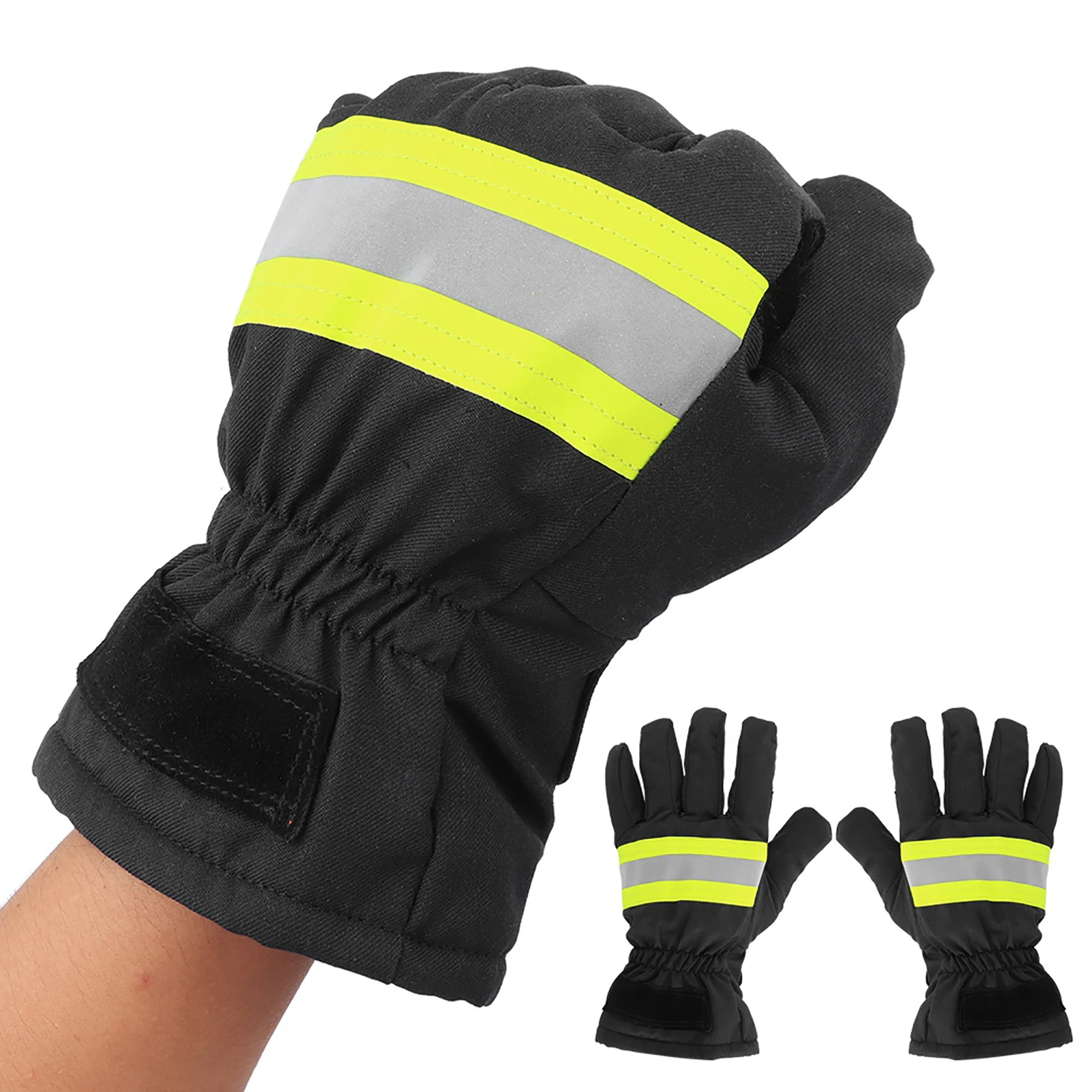 ZK30 Flame Retardant Firefighting Gloves Heat‑Resistant Waterproof Breathable Firefighter Hand Protection Cover