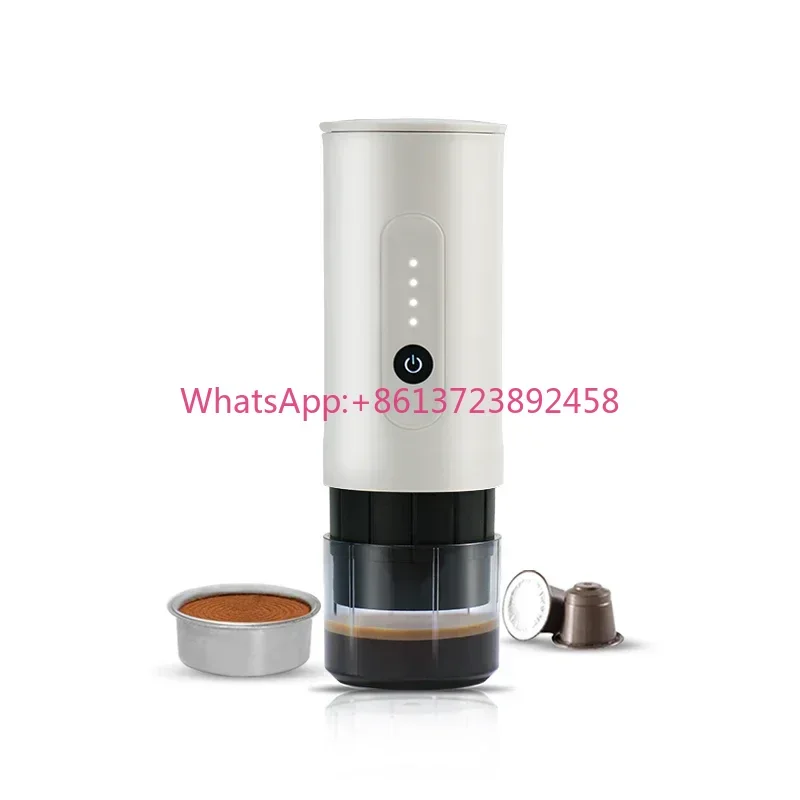 Portable Portable outdoor espresso machine, handheld electric coffee powder capsule dual-purpose travel car charging - Aliexpress Deal