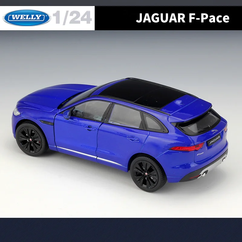 Welly 1:24 JAGUAR F-Pace SUV Alloy Car Model Diecasts Metal Toy Off-road Vehicles Car Model Simulation Collection Childrens Gift