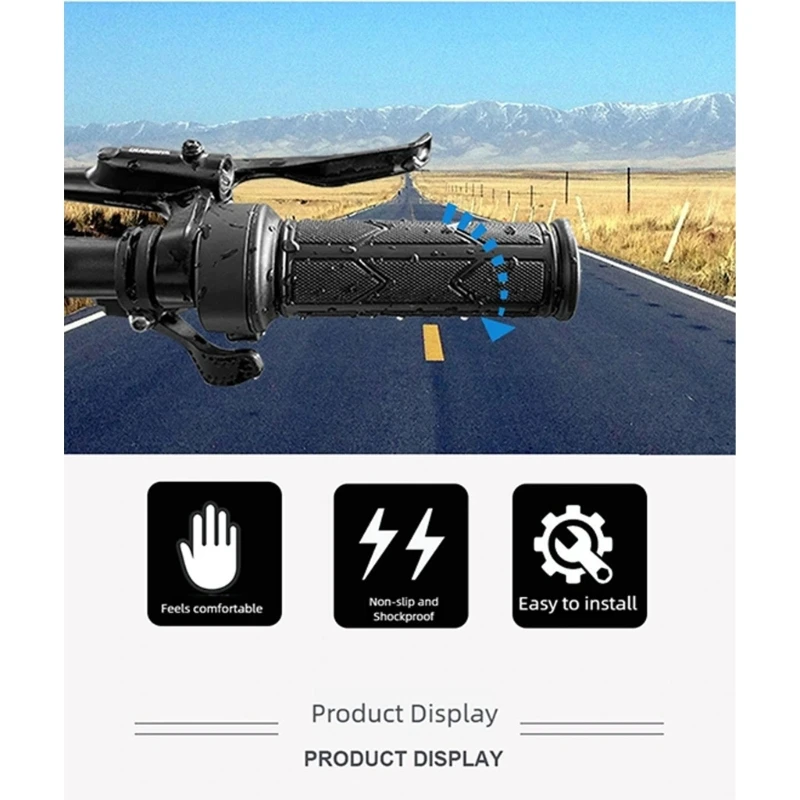 D0UC Twist Grip Shockproof Non Slip Right Handle Full Twist Throttle
