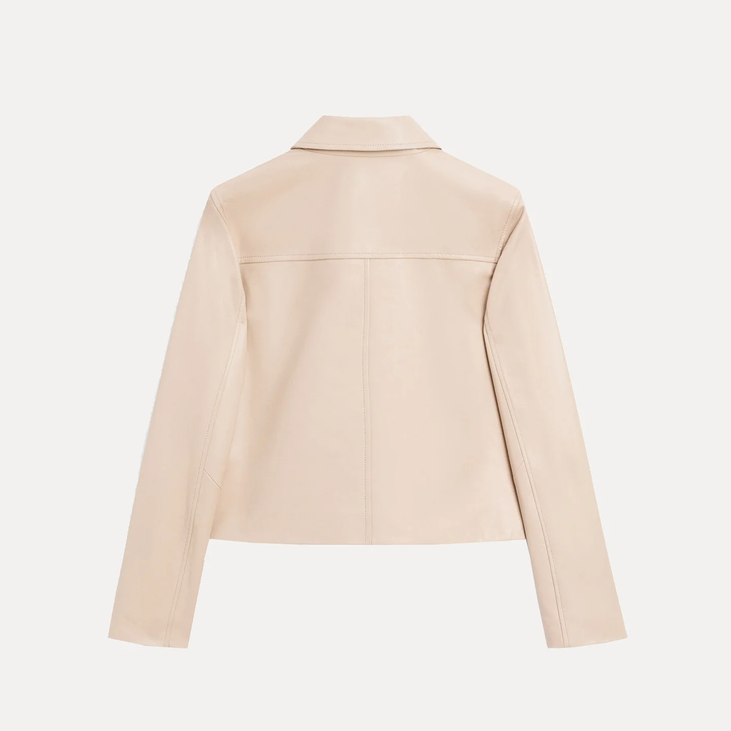 Damski płaszcz ze skóry ekologicznej Jaet 2025 Jesień Nowa Kolekcja Wysokiej Jakości Odzież Wierzchnia Modny Damski Płaszcz ze Stójką