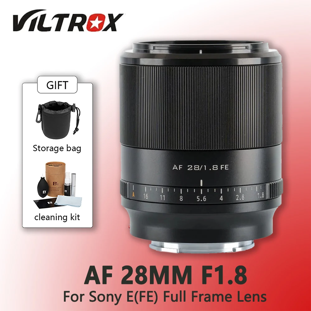 

Viltrox 28mm f1.8 FE Full Frame Auto Focus Wide Angle Prime Lens for Sony E Mount Camera Lente A7III A7R A6600 A6400 A6300