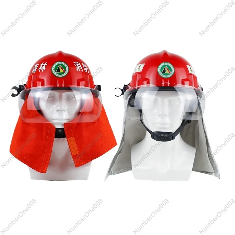 

Forest Fire Helmet Fire Extinguishing Flash Hider in Stock Flame Retardant Fire Helmet