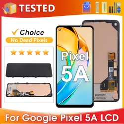 6.34''For Google Pixel 5A Tested For Google Pixel 5a 5G G1F8F G4S1M LCD Display Touch Screen Digitizer Assembly Replacement