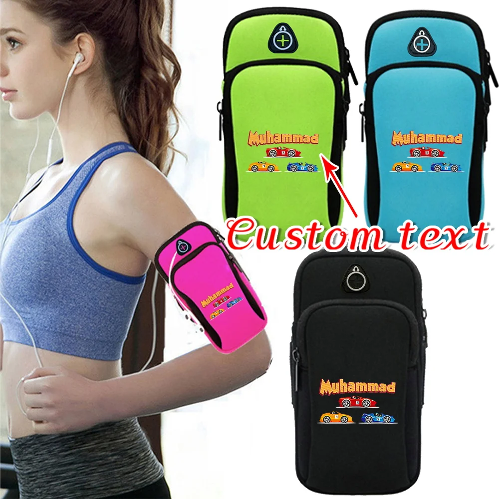 

Customized Name Sports Arm Bag Running Phone Stand Running Arm Strap Waterproof Fitness Arm Bag Running Accessories