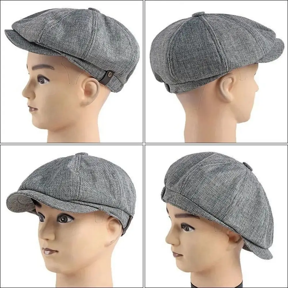 Retro Herbst Winter Newsboy Hüte Schirmmütze Baumwolle Maler Hut Alle-spiel Vintage Berets Koreanischen Stil Hut Frauen Kappe männer Berets