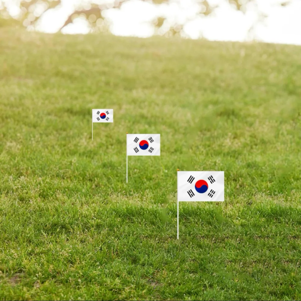 Bandera coreana Kor – bandera de Corea del Sur para desfile y deporte - imagen 5