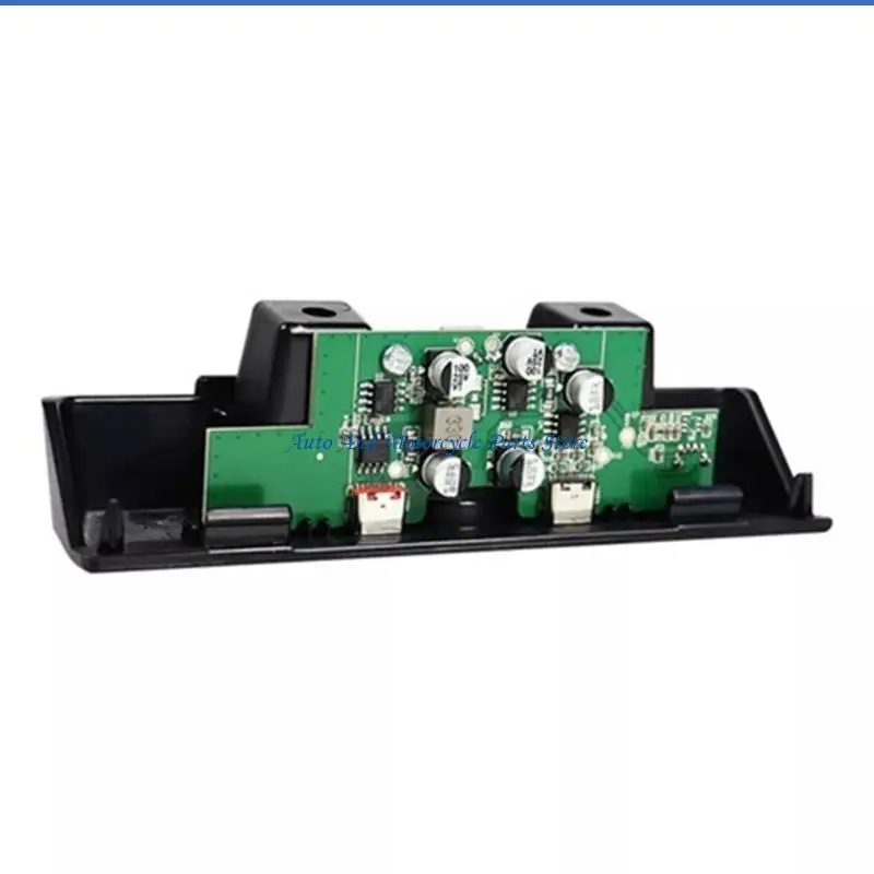 P9FD 3 Port USB Charging Adapter For Vehicles Dashboard Supports Multiple Devices