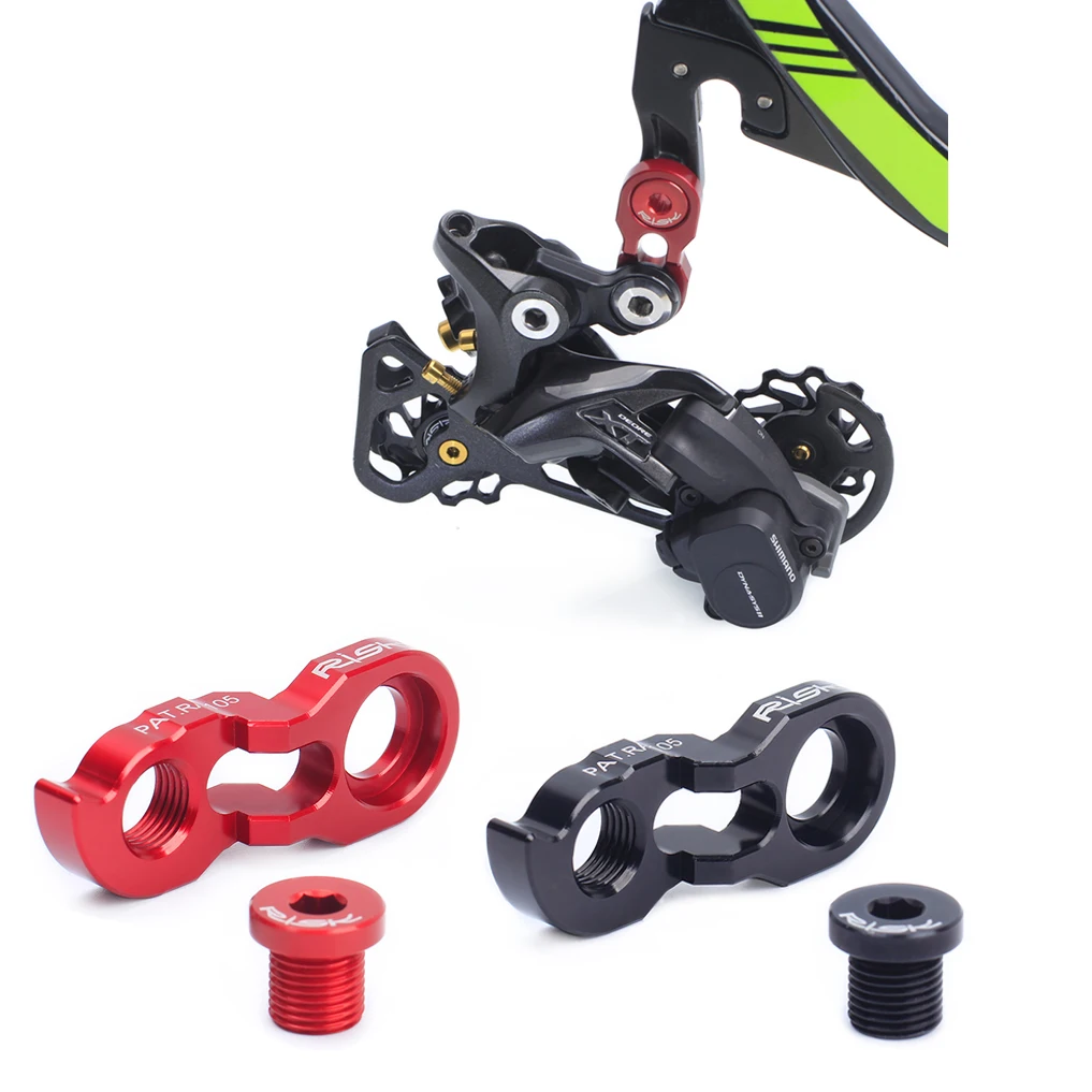 Bike Rear Derailleur Hanger Extender Converter Extension MTB Road Bicycle Frame Tail Hook Hanger Extender fit 34-52T Cassette