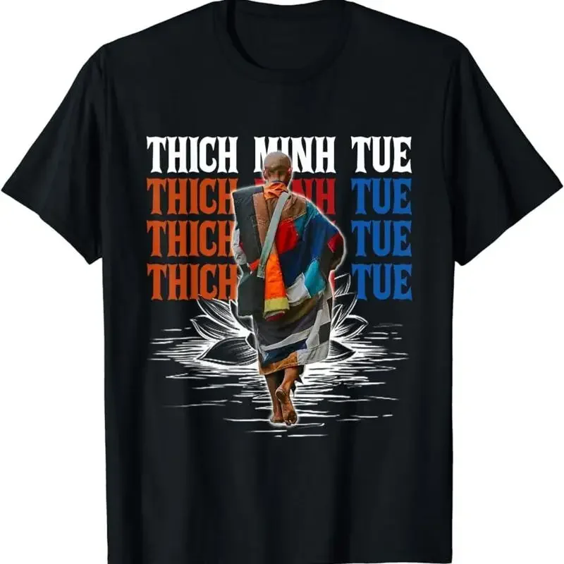 T-shirt Thich Minh Tue Bouddha Vietnamien Vietnam - Signification profonde