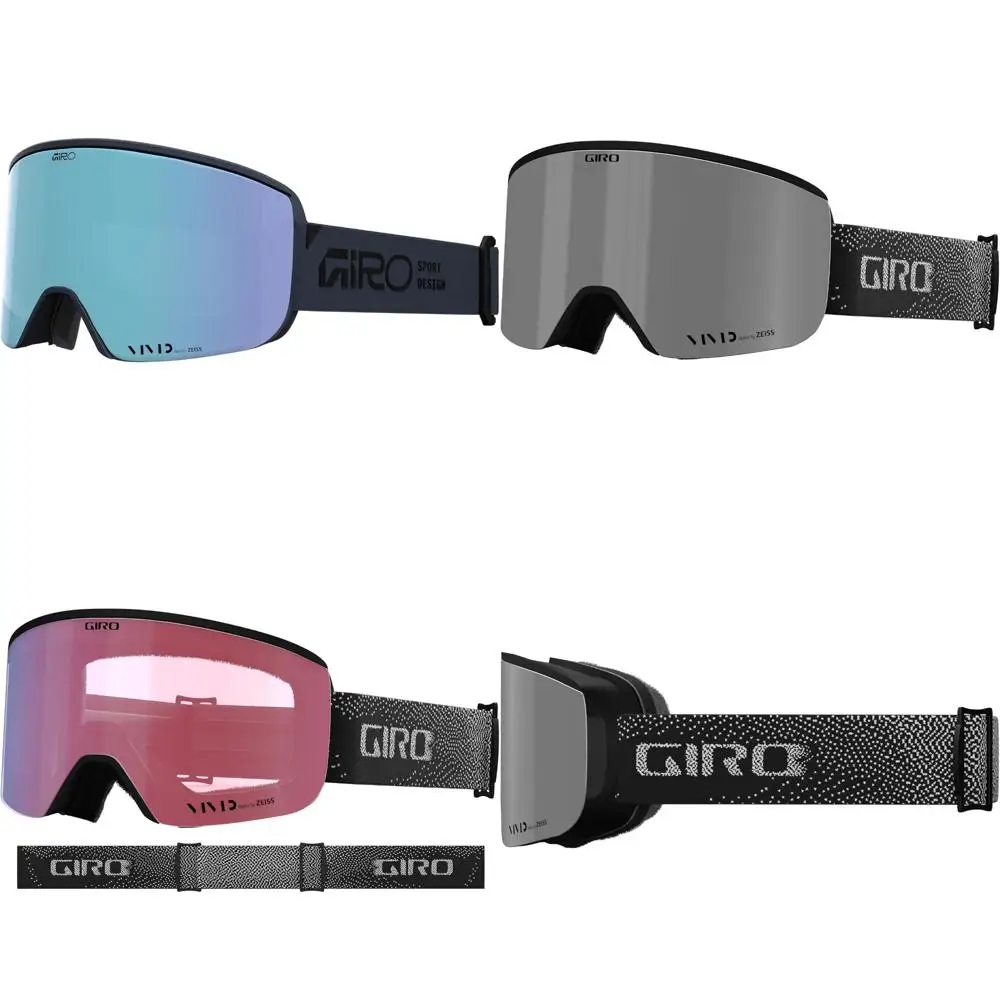 نظارات التزلج على الجليد سريعة التغيير للرجال مع عدستين حيوية، تقنية مضادة للضباب، توافق فوق النظارات، نظام تهوية