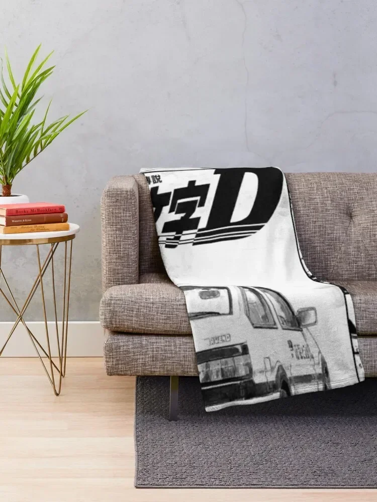 Initial D Throw Blanket Flannel Hairys Designers Blankets