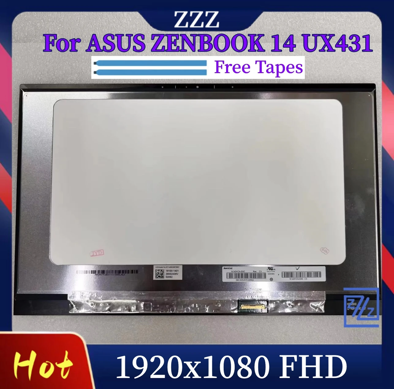 

For ASUS ZENBOOK 14 UX431 UX431F UX431FA UX431D UX431DA UM431 UM431D Laptop LED LCD FHD Screen Replacement Notebook Display