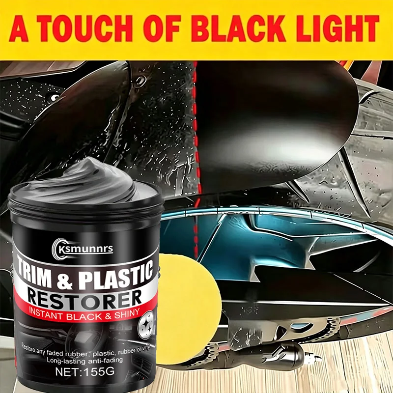 Motorcycle Plastic Restorer Suitable for Cleaning Motorcycle Parts and All Types of Plastic Items. It Quickly Removes Aging