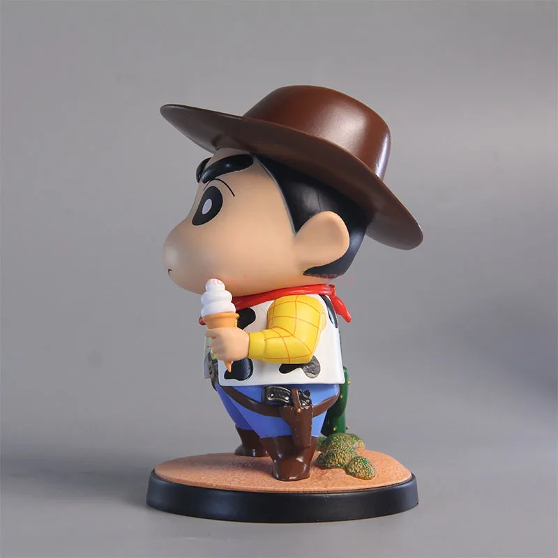 Crayon Shin-Chan Anime Butter Model Toy, Woody Bass Lightyear, Périphérique Ornements Figure, Toy Story, Action Gifts, 17cm