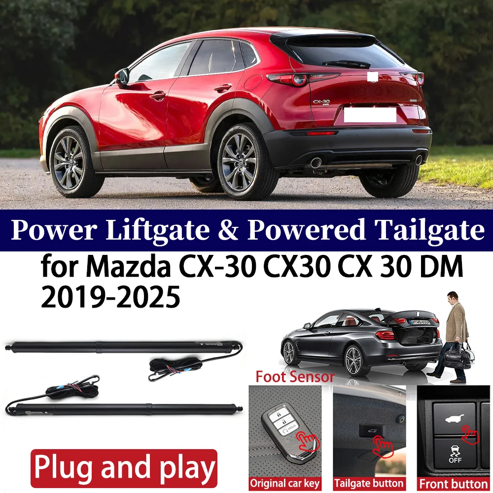 

for Mazda CX-30 CX30 CX 30 DM 2019-2025 Car Auto Power Electric Tailgate Liftgate Lift Trunk Closer System Boot Lift Motor Kit
