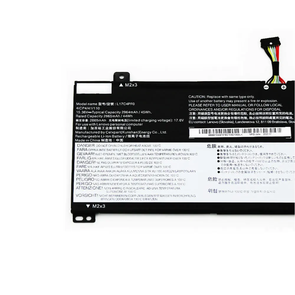 Original L17C4PF0 Laptop Battery For Lenovo  Ideapad S530-13IWL Xiaoxin Air 13IWL /IML 5B10R38649 5B10W67314 5B10R38650