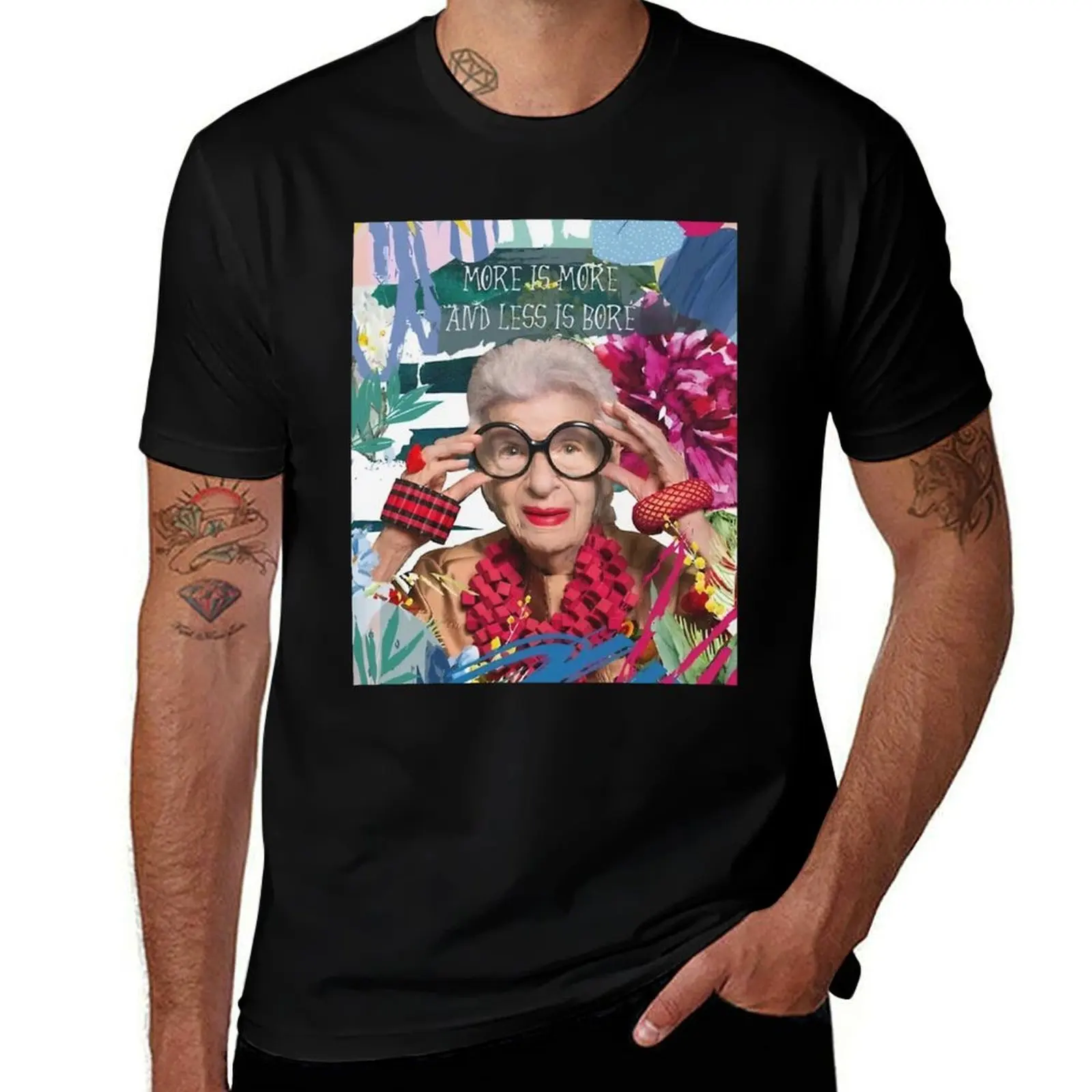 Iris Apfel T-Shirt aesthetic clothes animal prinfor boys Blouse graphic t shirts workout shirts for men