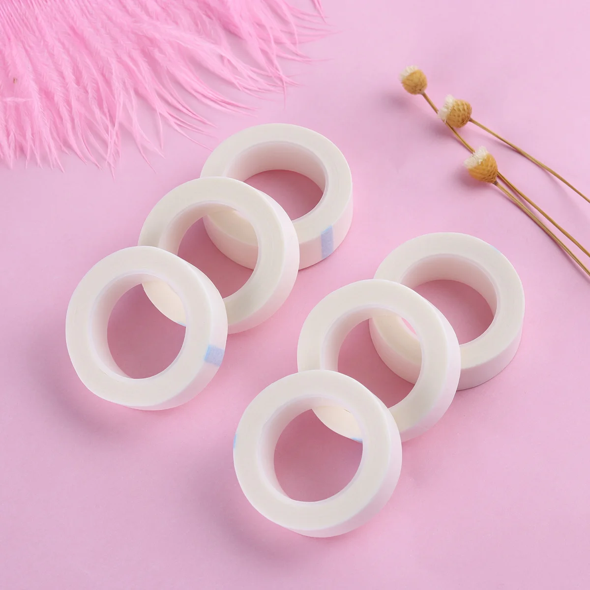 

6Pcs Eyelash Extension Supplies Lint Free Isolation Tape Adhesive Tools Secure Adhesion for Individual Makeup Salon Cosmetics