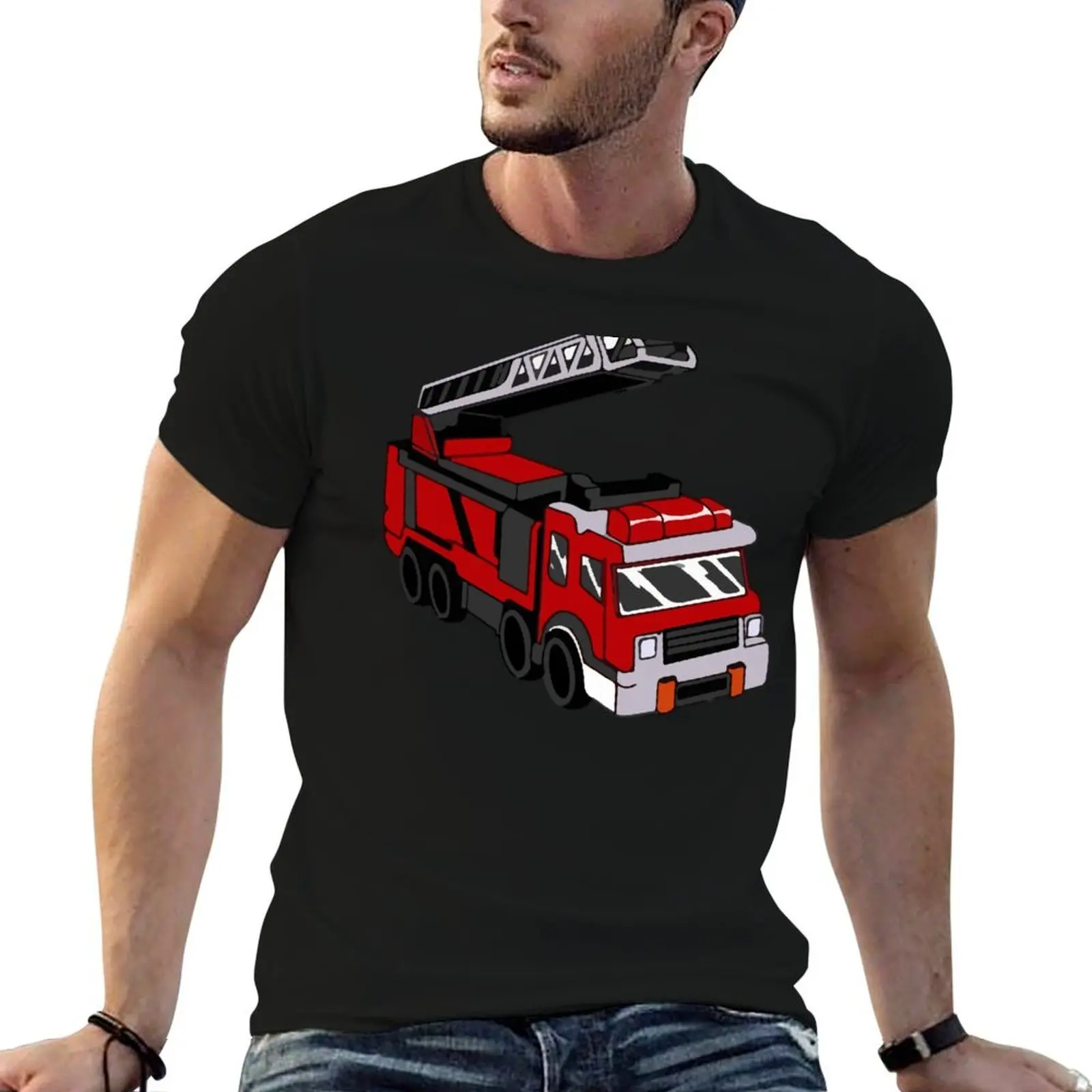 

Kids Fire Truck, Gift For Boys T-Shirt man t shirt luxury t shirt personalised T-Shirt