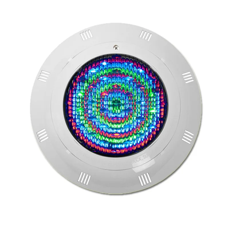 

Pool underwater Plastic underwater light, wall-mounted colorful pool light Round side wall