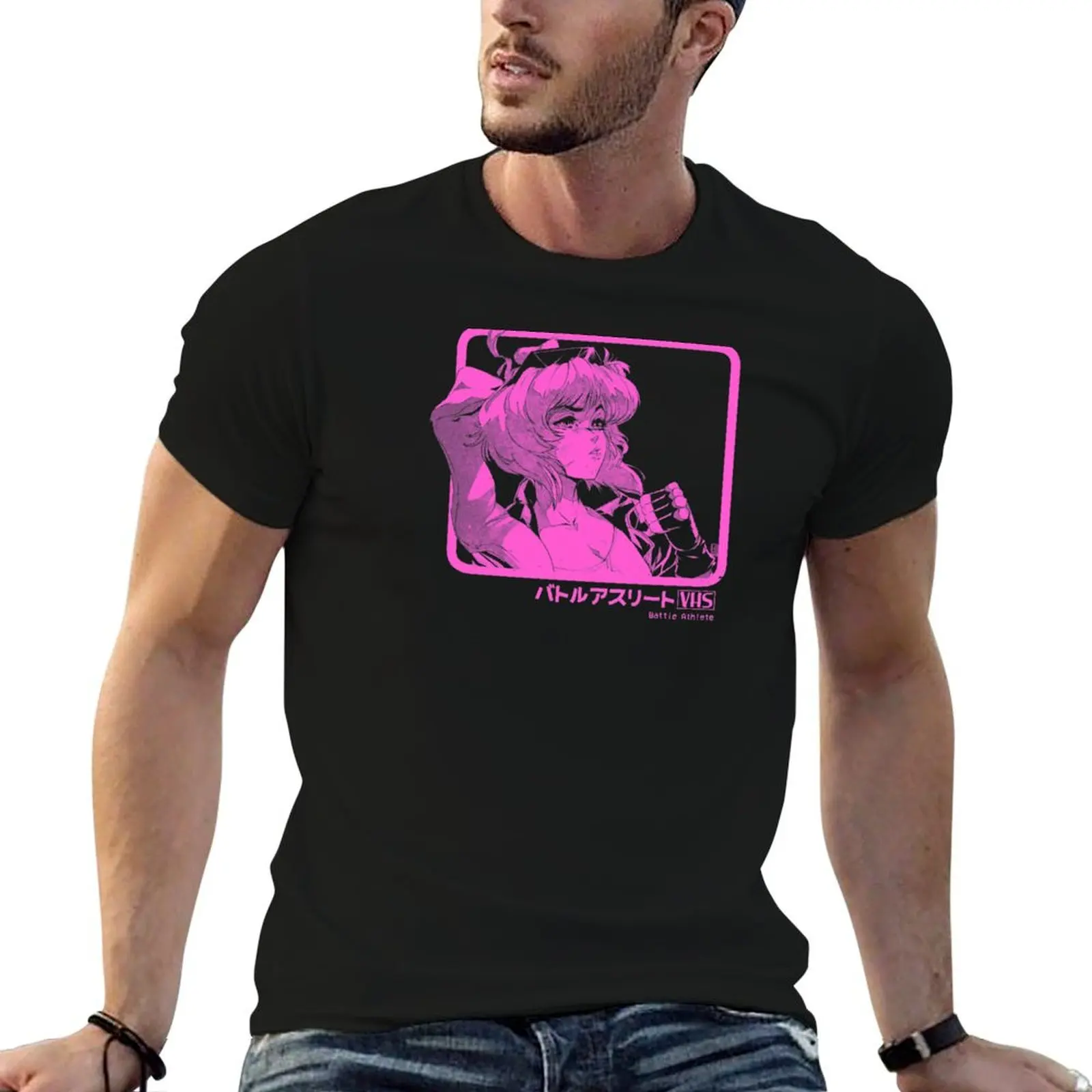 Art by AngryAngryD. Babs Band Retro Logo(Pink) T-Shirt graphic t shirts tops cute clothes t shirts men