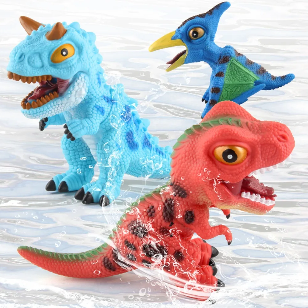 恐竜,幼児教育,ティラノサウルスの漫画のための柔らかいゴム製のおもちゃ