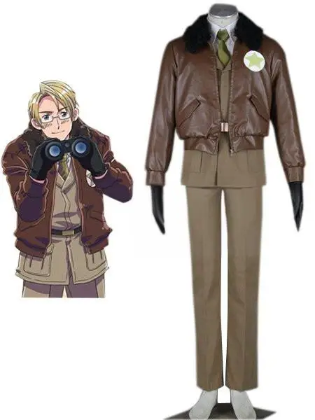 

Kisstyle Fashion Hetalia: Axis Powers Alfred United States Uniform COS Clothing Cosplay Costume