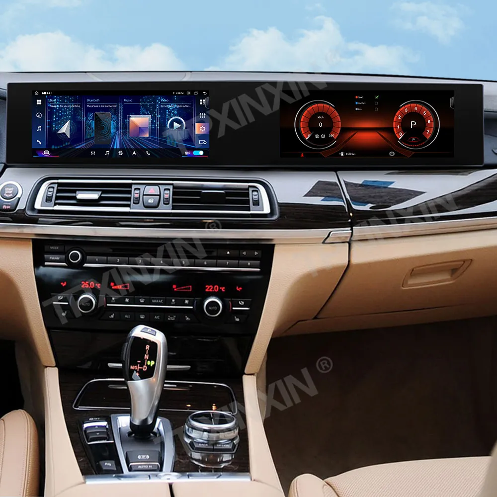 Long Screen Car Radio For BMW 7 Series F01 F02 2009-2012 Car Multimedia Video Player GPS Navigation Carplay Unit CIC 4G Screen