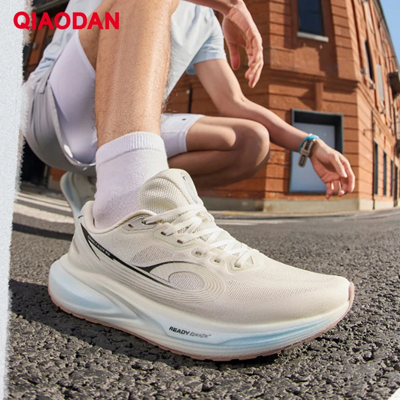 QIAODAN 1.0 Dense Cushioning Running Shoes 2026 Summer Mesh Breathable Sports Shoes Lightweight Running Shoes QXB023262201