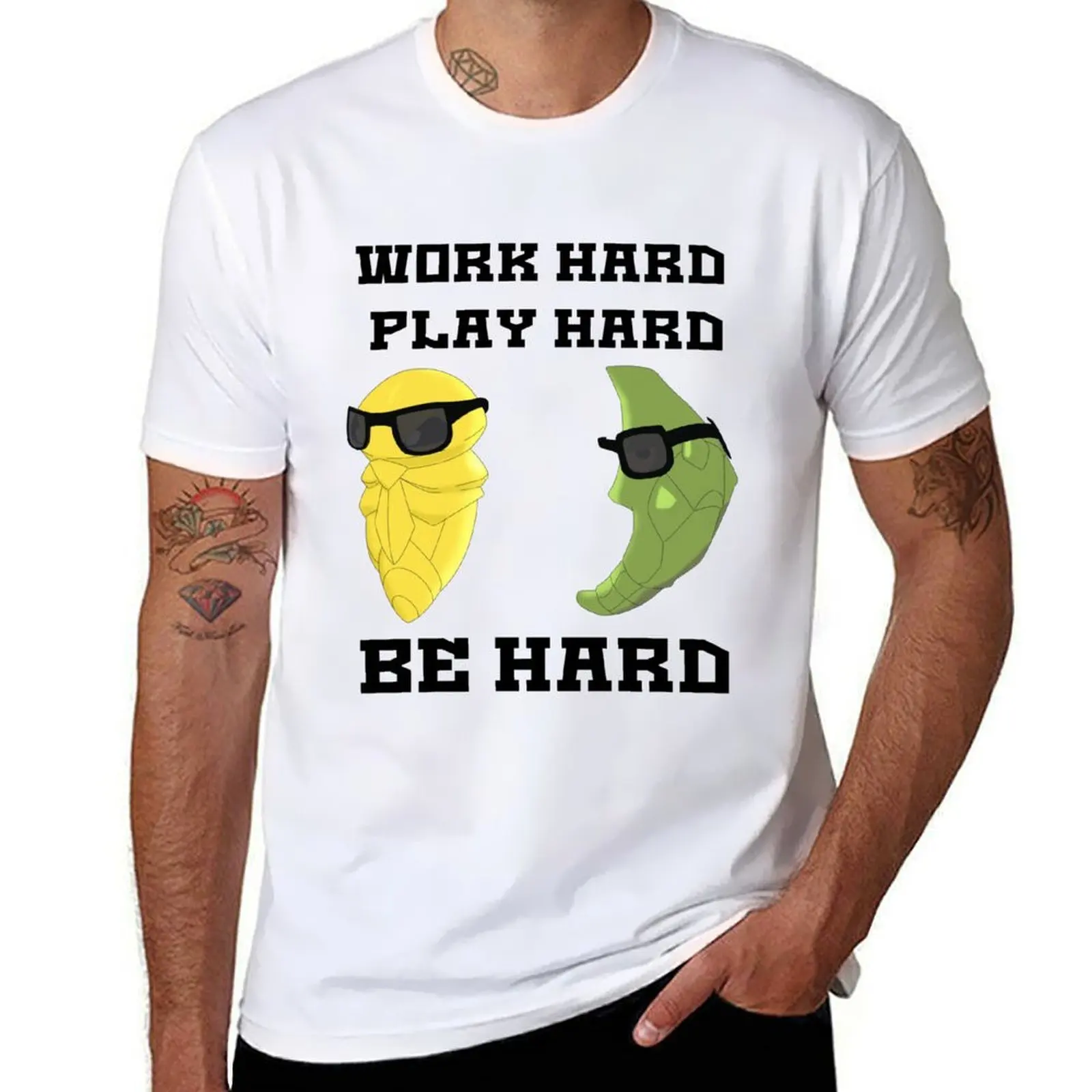 

Work Hard, Play Hard, Be Hard T-Shirt cotton t shirts high quality t shirts for man graphic tees T-Shirt