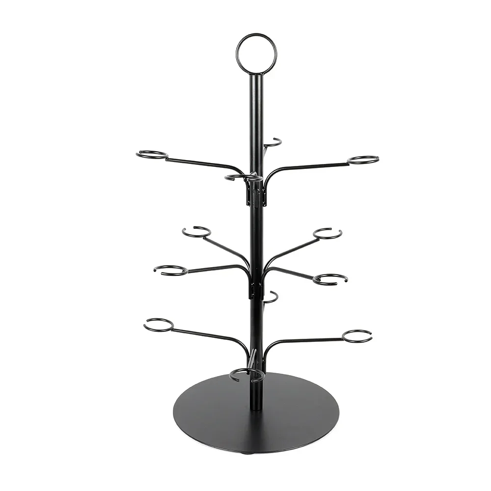 For 3 Tier Wine Glass Holder Freestanding Tabletop Storage Rack Cocktail Glass Tree Display Stand