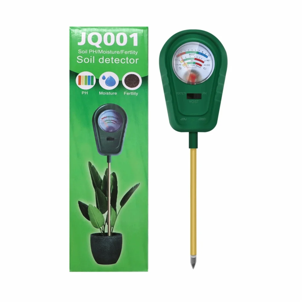 

New Accurate 3in-1 Soil Test Kit No Battery Needed Portable PH Meter Humidity Tester Soil Detector Outdoor Plants