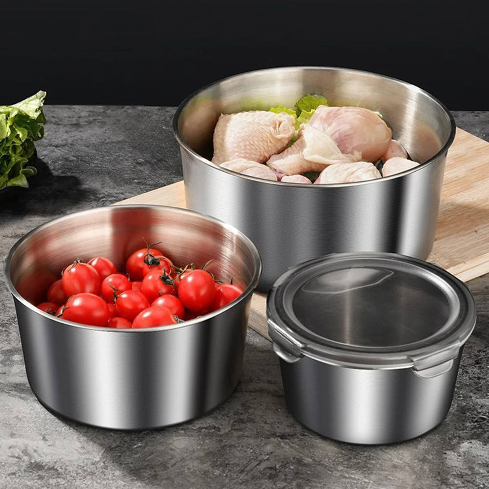 

3Pcs Stainless Steel Coffee Storage Container Airtight Jar for Tea Sugar Crafts Beads Dry Food Organizing Solution