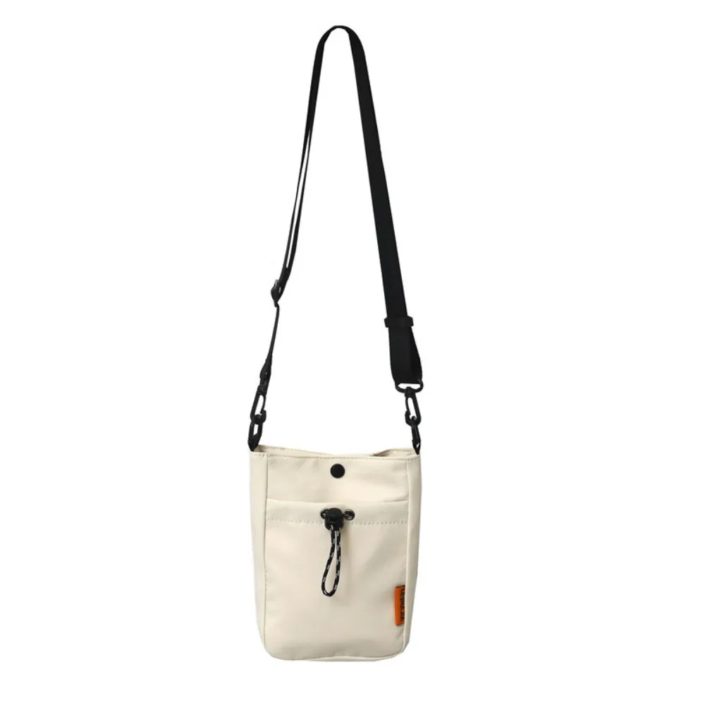 

Шикарная повседневная сумка через плечо для телефона, многофункциональная нейлоновая сумка на плечо в корейском стиле, уличный стиль, однотонная мужская квадратная сумка для путешествий