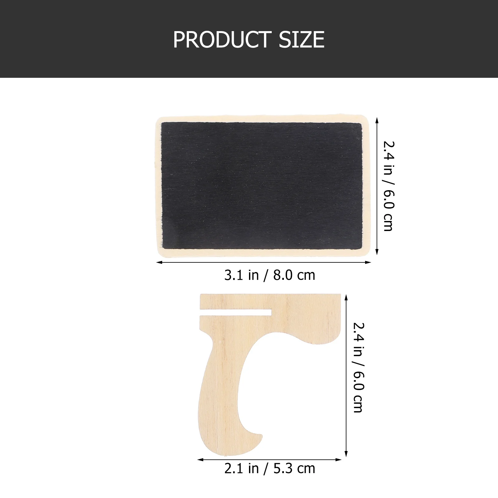 

Mini Wood Chalkboard Sign Message Board Small Tabletop Blackboard For Wedding Home Shop Decoration Reusable Erasable Writing