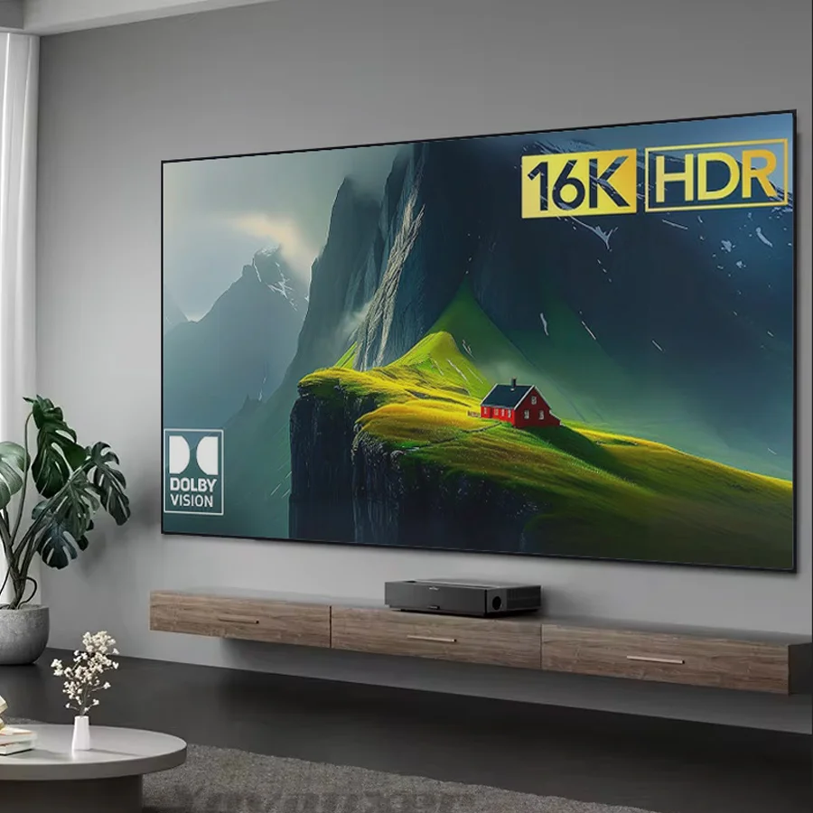 Fresnel 5.0 Pro ALR UST Projector Screen Fixed Frame Ambient Light Rejecting Best for Ultra Short Throw Projector 4K 8K 3D