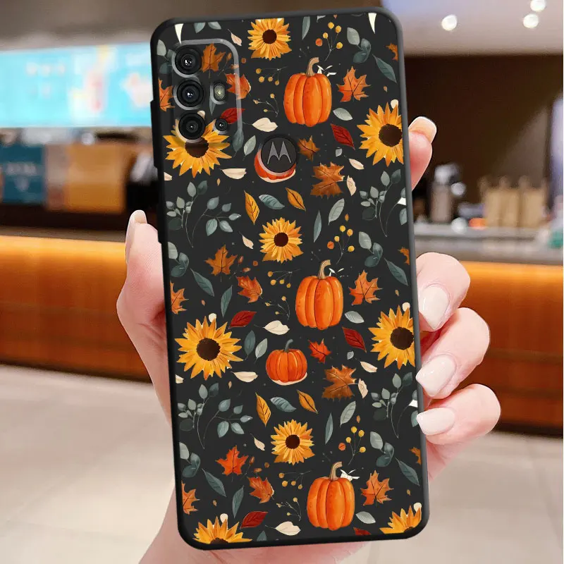 Sunflower Case for Motorola Moto G9 Plus Play Power G200 Edge 20 Pro Lite 30 40 Pro 30 Neo One Fusion Plus Soft